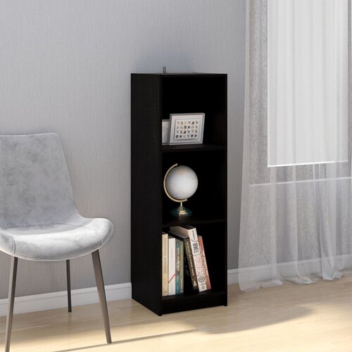 vidaXL Ormarić za knjige / sobna pregrada crni 36x33x110 cm borovina Cijene