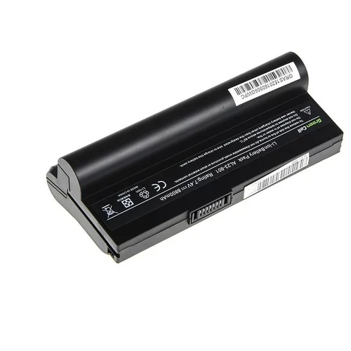 Green cell Baterija za Asus Eee PC 1000 / 1000H / 901 / 904, črna, 8800 mAh