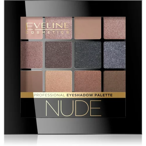 Eveline Cosmetics All in One paleta senčil za oči odtenek Nude 12 g