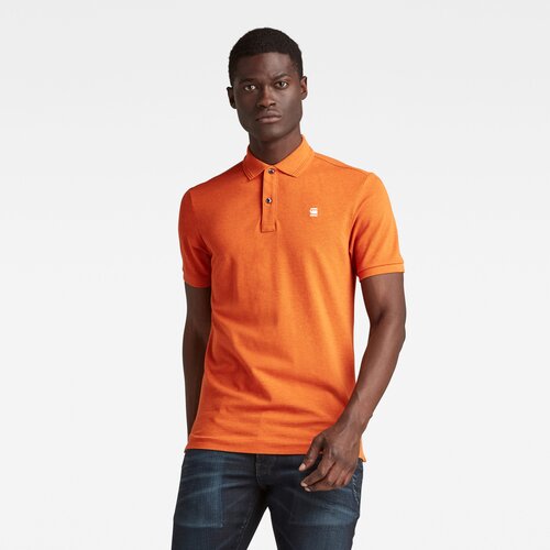 G-star Polo Shirt - G-star RAW Dunda Slim Polo S\s Orange Cijene