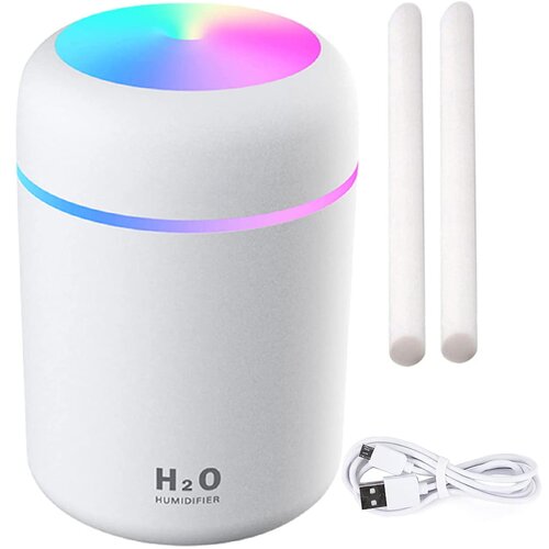  LED RGB vlažilec zraka difuzor 300ml USB Cene