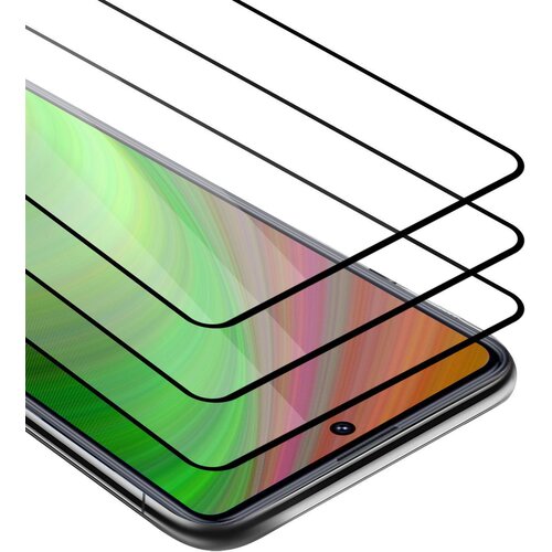 Cadorabo Xiaomi POCO X3 NFC - Za&scaron;čitna folija v transparentno s čarno - 3-pack Kaljeno steklo za za&scaron;čito zaslona s trdoto 9H in 3D dotikom, (20548248) Cene