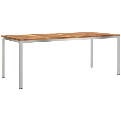 vidaXL vanjski blagovaonski stol 200x90x74,5 cm masivna tikovina Cijene