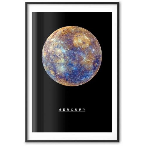  Plakat - Mercury 40x60 Crni okvir s margom Cene