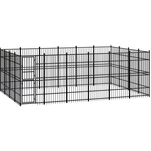  vanjski kavez za pse čelični 22,12 m²