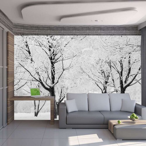  Tapeta - Trees - winter landscape 200x154 Slike