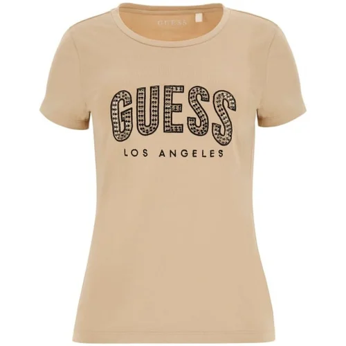 Guess Majice & Polo majice QBVI51 K9TJ0 Bež