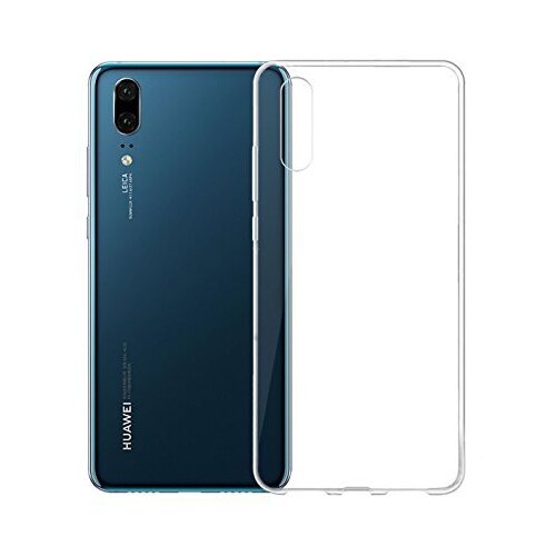 Ultra tanek silikonski ovitek za Huawei P20 - prozoren Slike