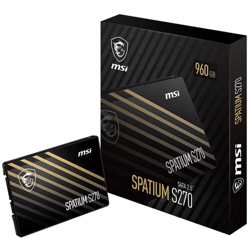 MSI Spatium S270 SATA 2.5 960GB 2.5 Serial ATA III 3D NAND Cijene