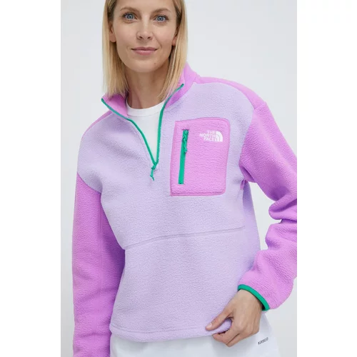 The North Face Športni pulover Yumiori vijolična barva, NF0A8843VFO1
