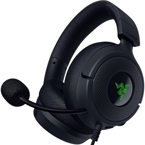 Razer Kraken V4 X Sensa HD Haptics žične USB slu&amp;scaron;alke črne barve Slike