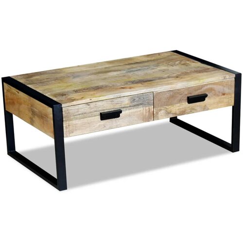  Stol za kavu sa 2 ladice Čvrsto Mango drvo 100x60x40 cm Cijene