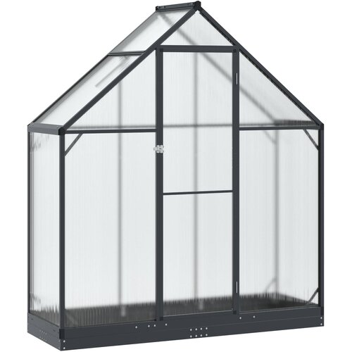 vidaXL Rastlinjak v vrtu z vrati Antracit 183,5 x 63,5 x 207 cm, (5000287526) Cene