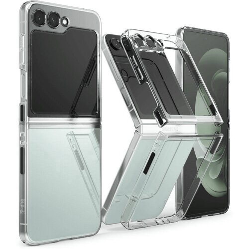 Ringke slim silikonski ovitek za samsung galaxy z flip 6 - prozoren Slike