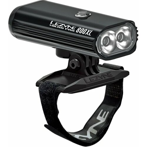 Lezyne Helmet Micro Drive Pro 800XL Black/Hi Gloss Slike
