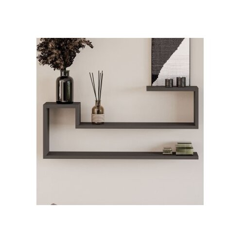 Hanah home Zidna polica Ravi Anthracite Cene
