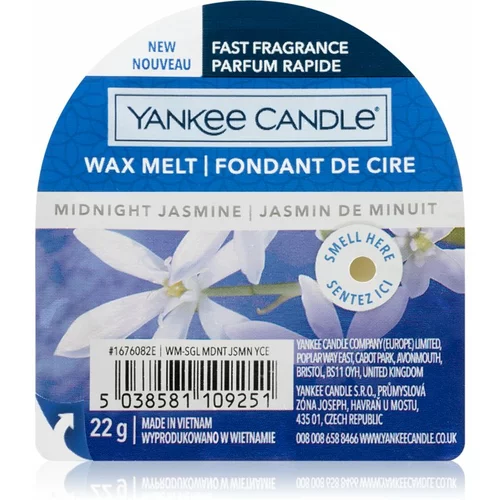 Yankee Candle Midnight Jasmine vosek za aroma lučko 22 g unisex