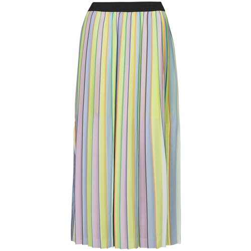 Karl Lagerfeld stripe pleated skirt Višebojna Cijene