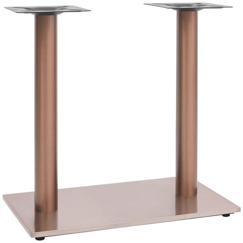 vidaXL Noga za bistro stol mjedena 70x40x72 cm od nehrđajućeg čelika Cijene