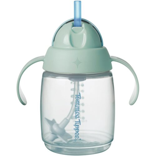 Tommee Tippee ča&amp;scaron;ica sa slamkom i ručkama, 6m+, 240ml mint 448003 Slike