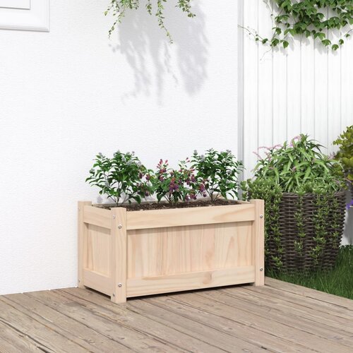 vidaXL Vrtna sadilica 60x31x31 cm od masivne borovine Cijene