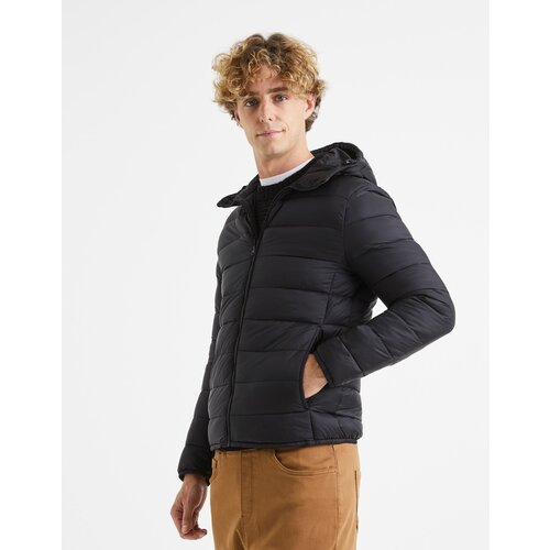 Celio Lightweight Down Jacket with Hood - Men Slike