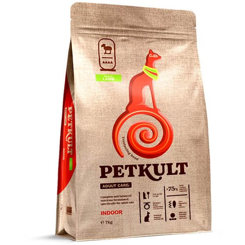 Petkult Cat Adult Care Indoor - jagnjetina 7 kg Cene
