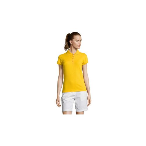  Polo majice kratki rokavi PASSION WOMEN COLORS Rumena Slike