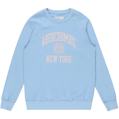 Abercrombie & Fitch Sweater majica 'MAR' svijetloplava / bijela