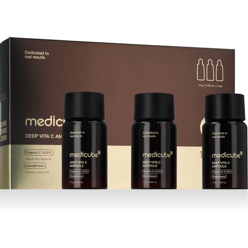 MEDICUBE Deep Vita C Ampoule serum za obraz za vse tipe kože 3x10 g unisex Cene