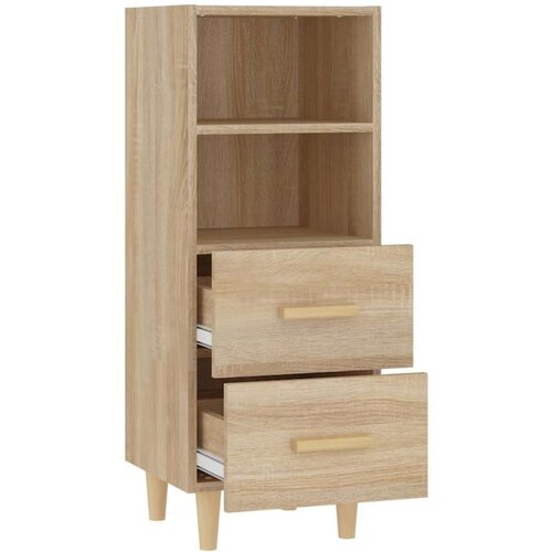  Komoda boja hrasta sonome 34 5x34x90 cm od konstruiranog drva Slike