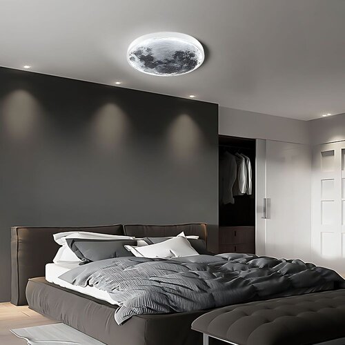 Toolight Stropni luster APP1806-CW Moon LED White Slike