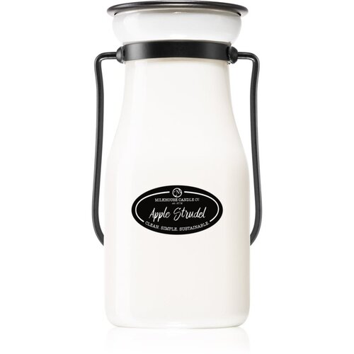 Milkhouse Candle Co. Creamery Apple Strudel di&amp;scaron;eča sveča Milkbottle 227 g Slike