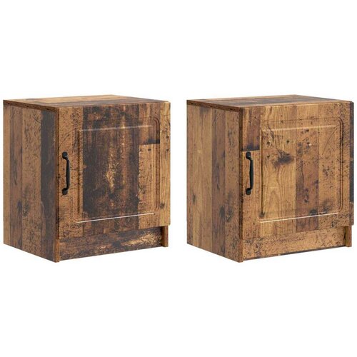  Noćni ormar 2 pcs Staro drvo 43 x 34 5 x 47 cm Cene