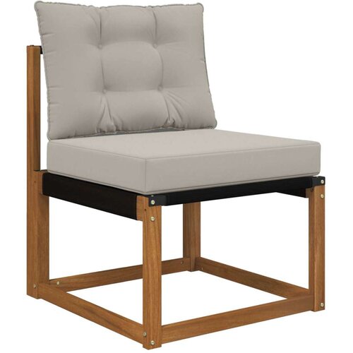  Jastuk za vanjsku sofU 2 pcs Sivi Poliester - Sivi 60 x 60 cm 1x sjedalo +1x naslon (2D s bartagom) Slike