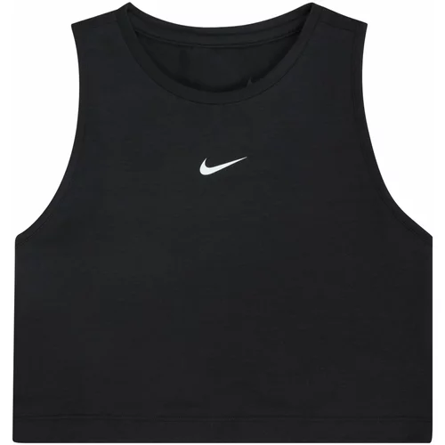 Nike Športni top 'Pro' črna / bela