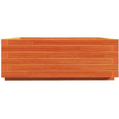  Vrtna sadilica vo&amp;scaron;tano smeđa 70 x 70 x 26,5 cm masivna borovina Slike