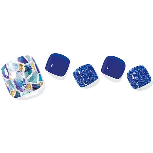 OHORA Semi Cured Gel Pedicure Strips P Positano nalepke za nohte za noge odtenek PD-111 1 kos Slike