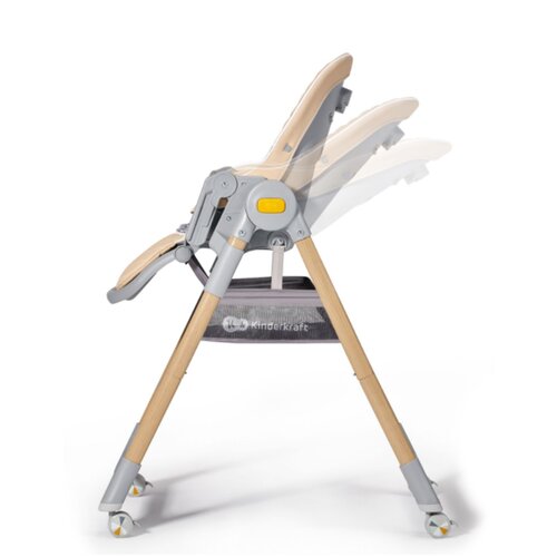 Kinderkraft stolica za hranjenje LASTREE wood (KHLAST00BEGW000) Slike