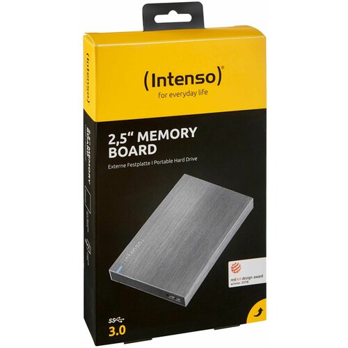 Intenso Eksterni Hard Disk 2.5", kapacitet 1TB, USB 3.0, Crna - HDD3.0-1TB/Memory Board Cene