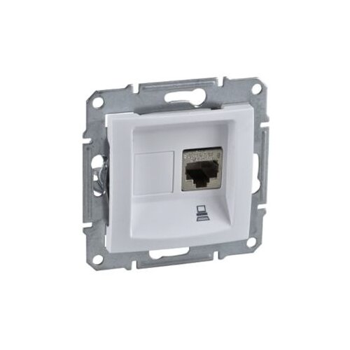 Utičnica 1xRJ45 cat5 UTP bijela SEDNA Slike