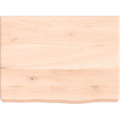  Zidna polica 40x30x(2-6) cm neobrađena masivna hrastovina Slike