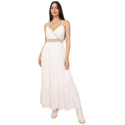 La Modeuse Dolge obleke 71560_P168285 Bela Cene