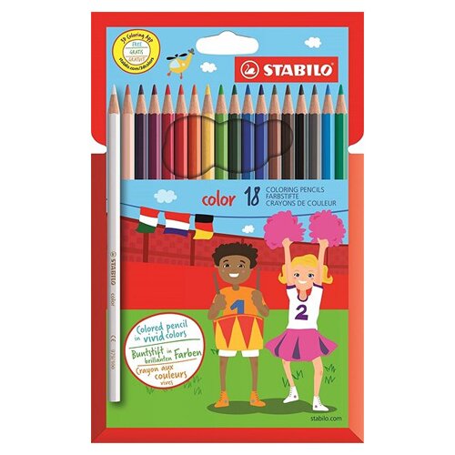 Stabilo Color drvene bojice 18kom Slike