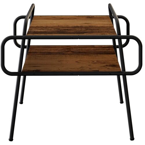  Stolić za kavu Staro drvo 50 x 50 x 51 cm Konstruirano drvo - Staro drvo 50 x 50 x 51 cm Slike