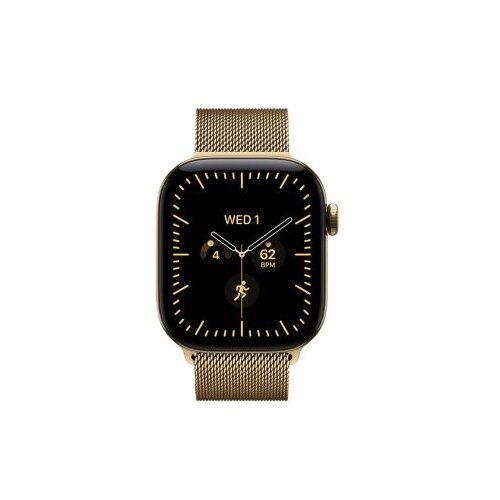 Apple watch series 12 gps + cellular 42mm radiant gold titanium case with radiant gold milanese loop (MJGL4WF/A) Cene