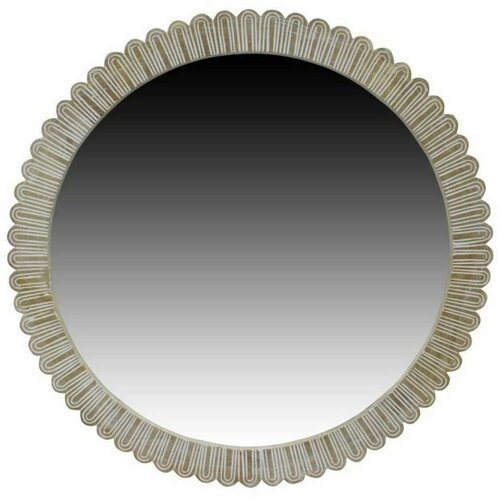  Zidno ogledalo DKD Home Decor Prirodno Kolonijalni Decap&amp;eacute; 71 x 3 x 71 cm Slike