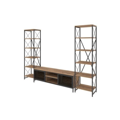 Kalune Design Televizijski komplet v sivi in naravni barvi 150x47 cm Maxim - Kalune Design Slike