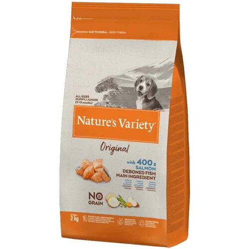 Nature's Variety Hrana za štence Junior Original gain Free, Losos - 10 kg Slike