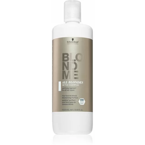Schwarzkopf blondme all blondes -detox shampoo - 1.000 ml